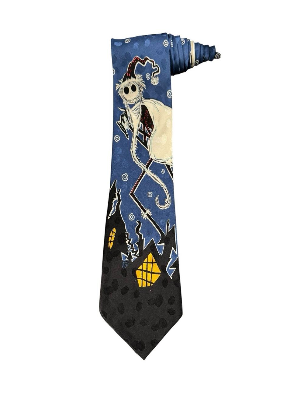 The Disney Store Nightmare Before Christmas Necktie Jack Skellington